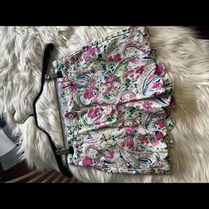 Crown & Ivy Girls size 12 Pink Floral Shorts
